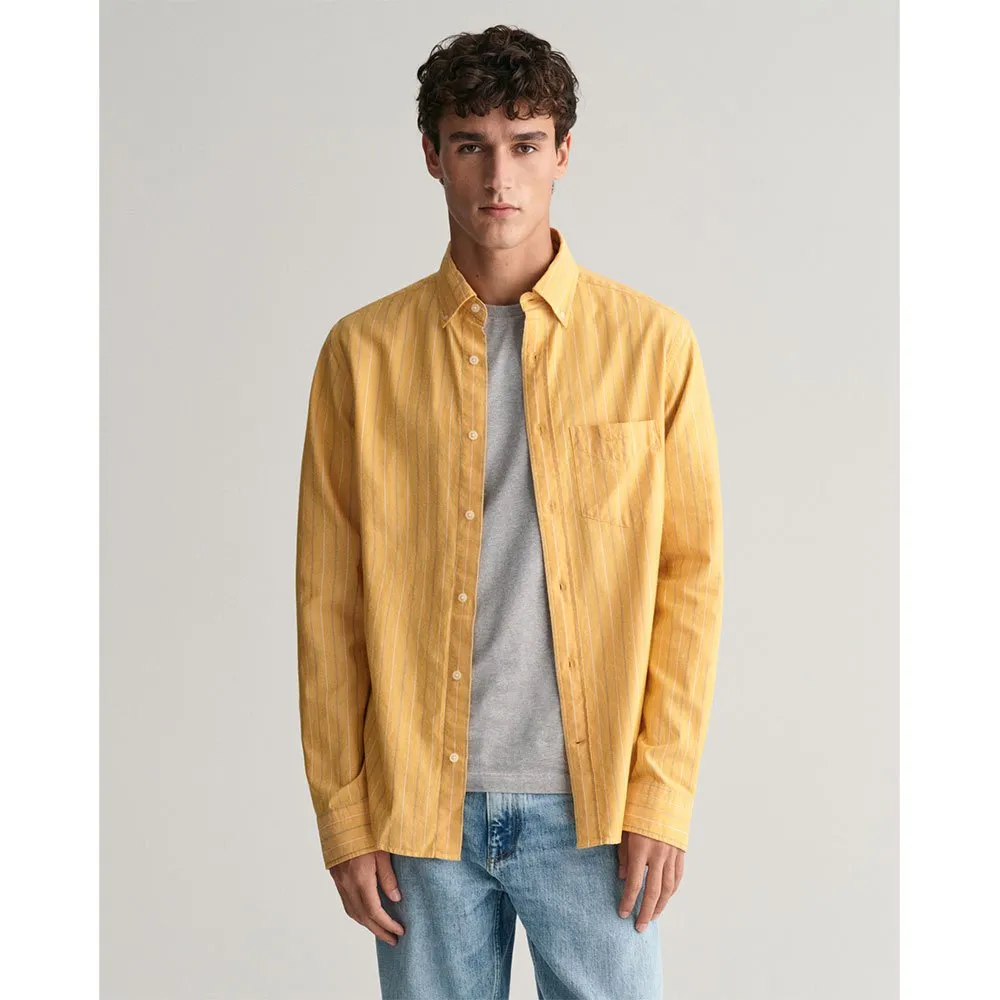 

Рубашка Gant Archive Oxford, желтый