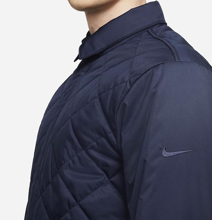 Мужская куртка для гольфа Nike Repel Synthetic-Fill, цвет «Обсидиановый темно-синий», Obsidian Navy Blue — фото 3