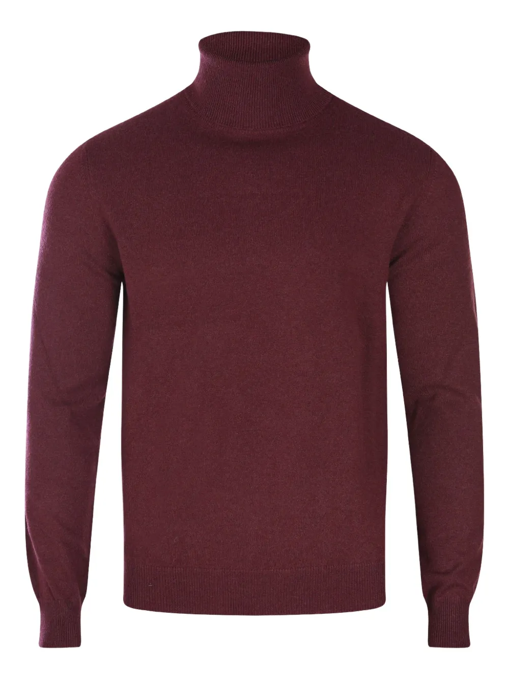 

Свитер с высоким воротником и манжетами в рубчик Malo, красный