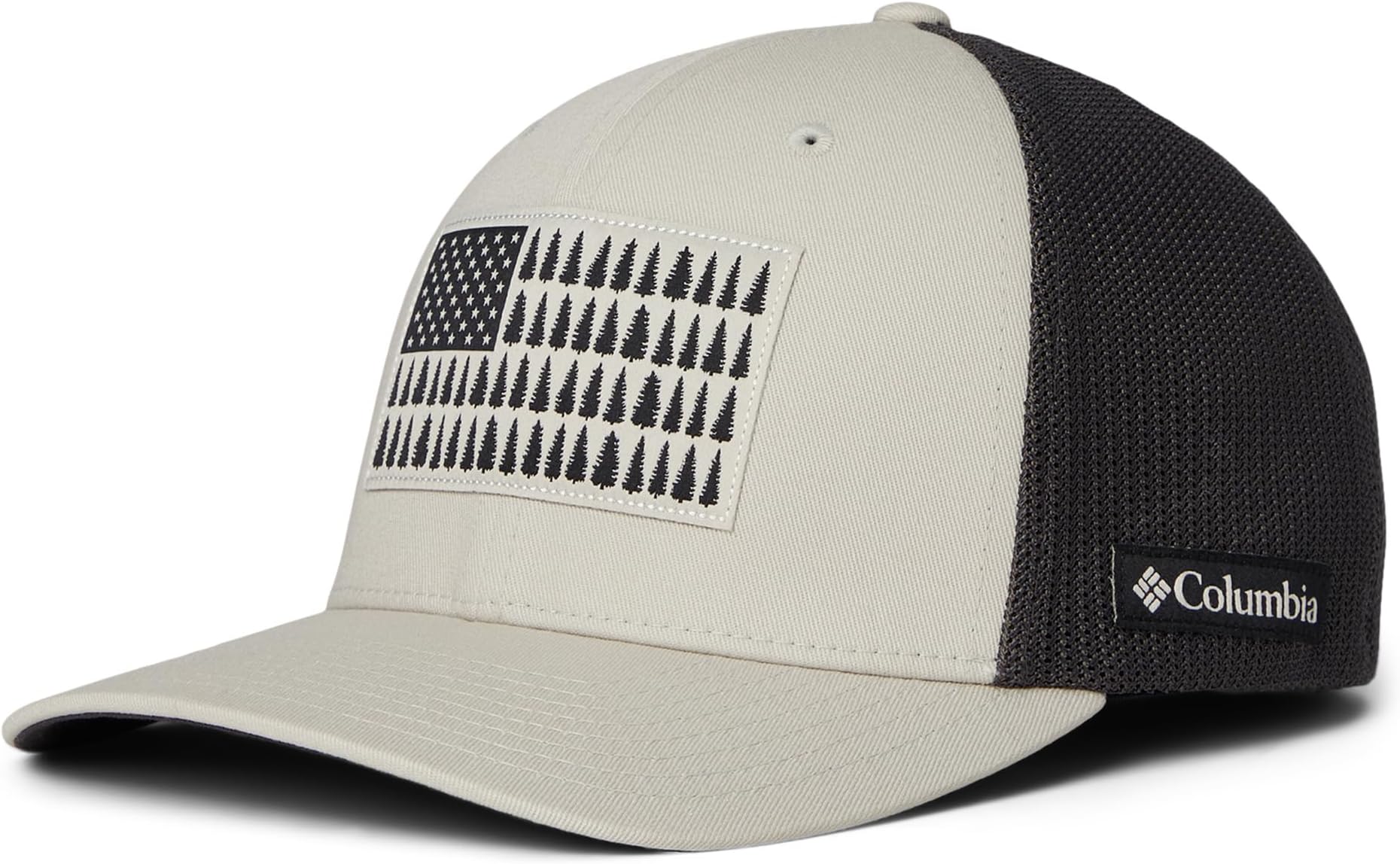 

Бейсболка Columbia Columbia Tree Flag Mesh Ball Cap, цвет Dark Stone/Shark