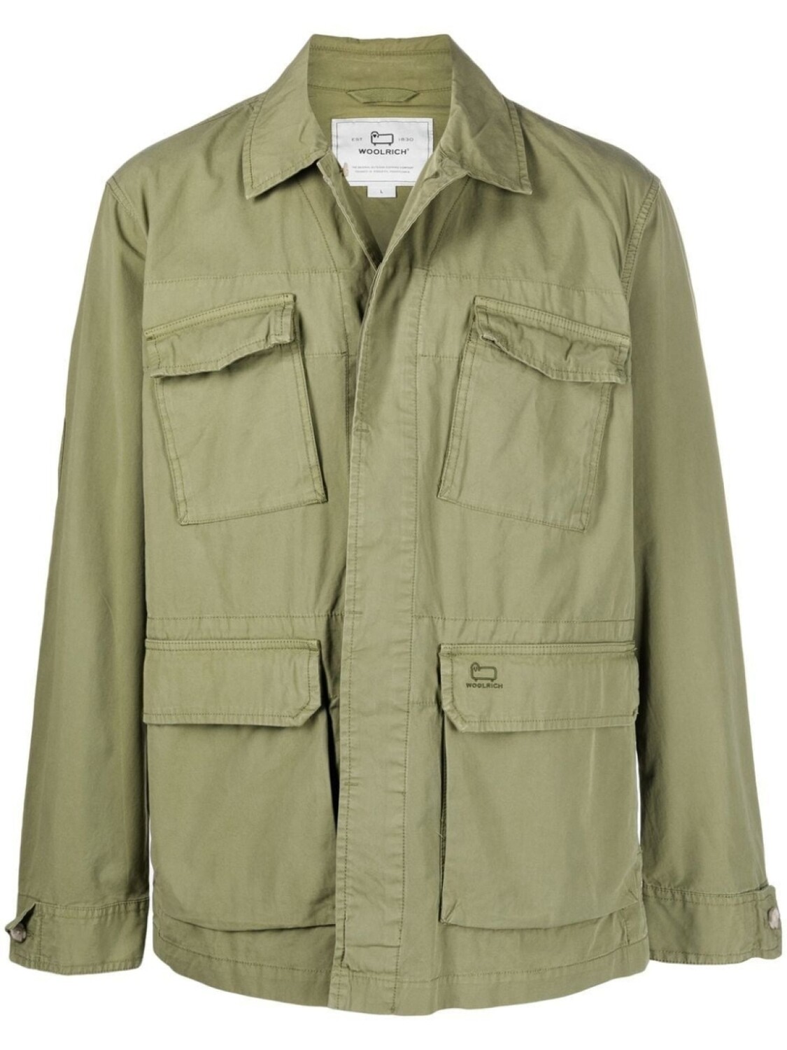 

Woolrich куртка с карманами карго, зеленый