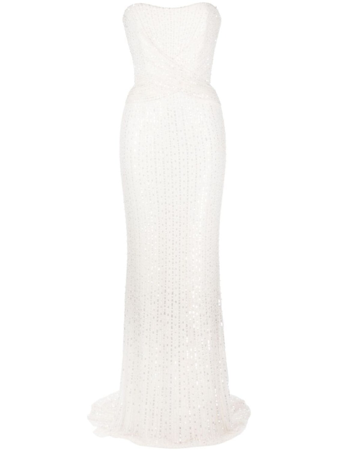 

Платье Mia с пайетками Jenny Packham, белый