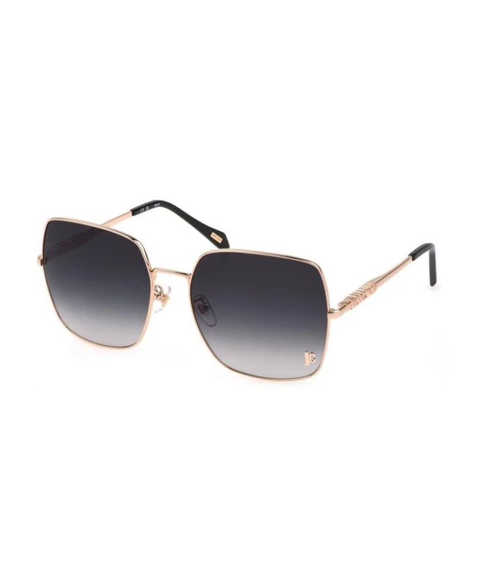 

Золотистые металлические солнцезащитные очки с квадратными линзами Just Cavalli, желтый