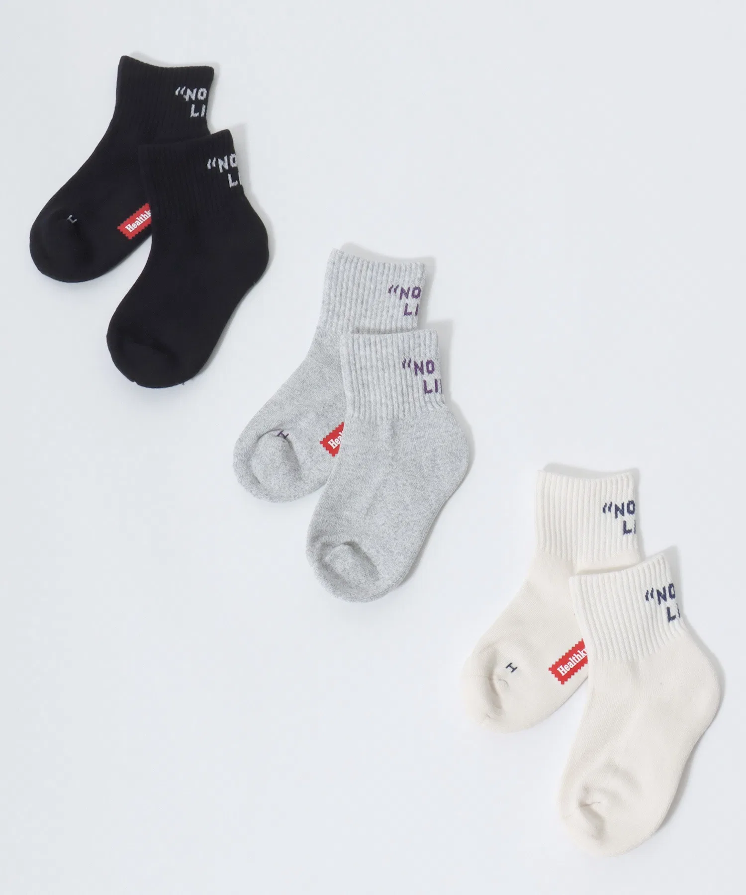 Набор из 3 носков Healthknit Natural Color Line (детский размер) / Высокие носки / Короткие носки / Детские носки — фото 2