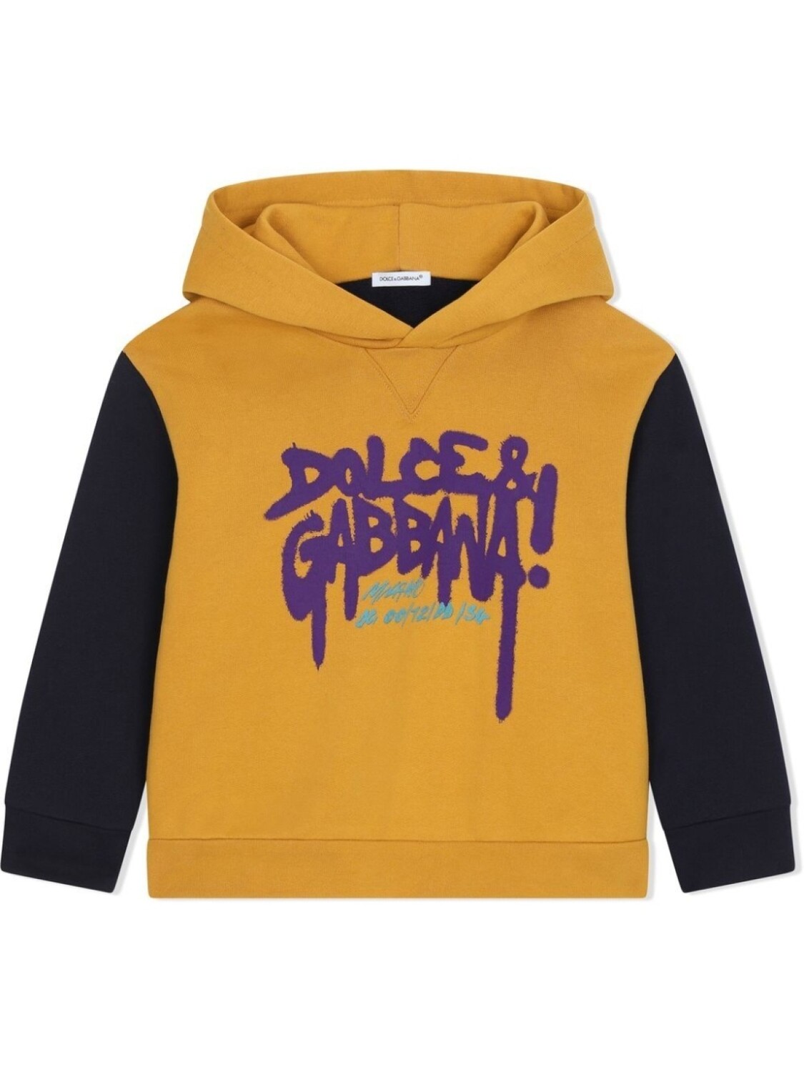 

Худи с логотипом Dolce & Gabbana Kids, желтый