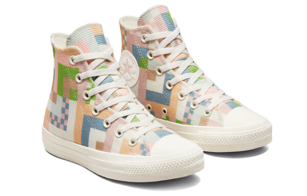Кроссовки chuck taylor all star high 'crafted abstract stripes' Converse, белый — фото 3