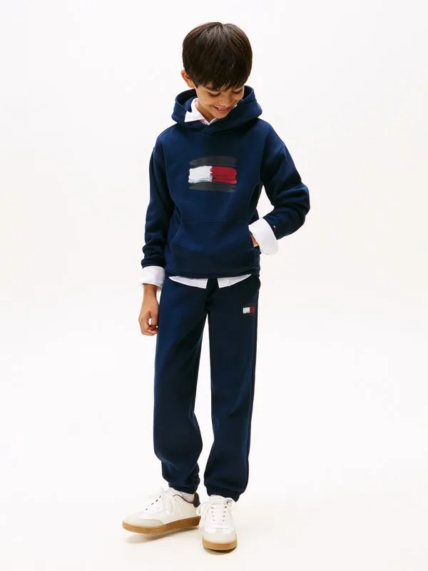 Толстовка с флагом Tommy Hilfiger, Dark Night Navy — фото 2