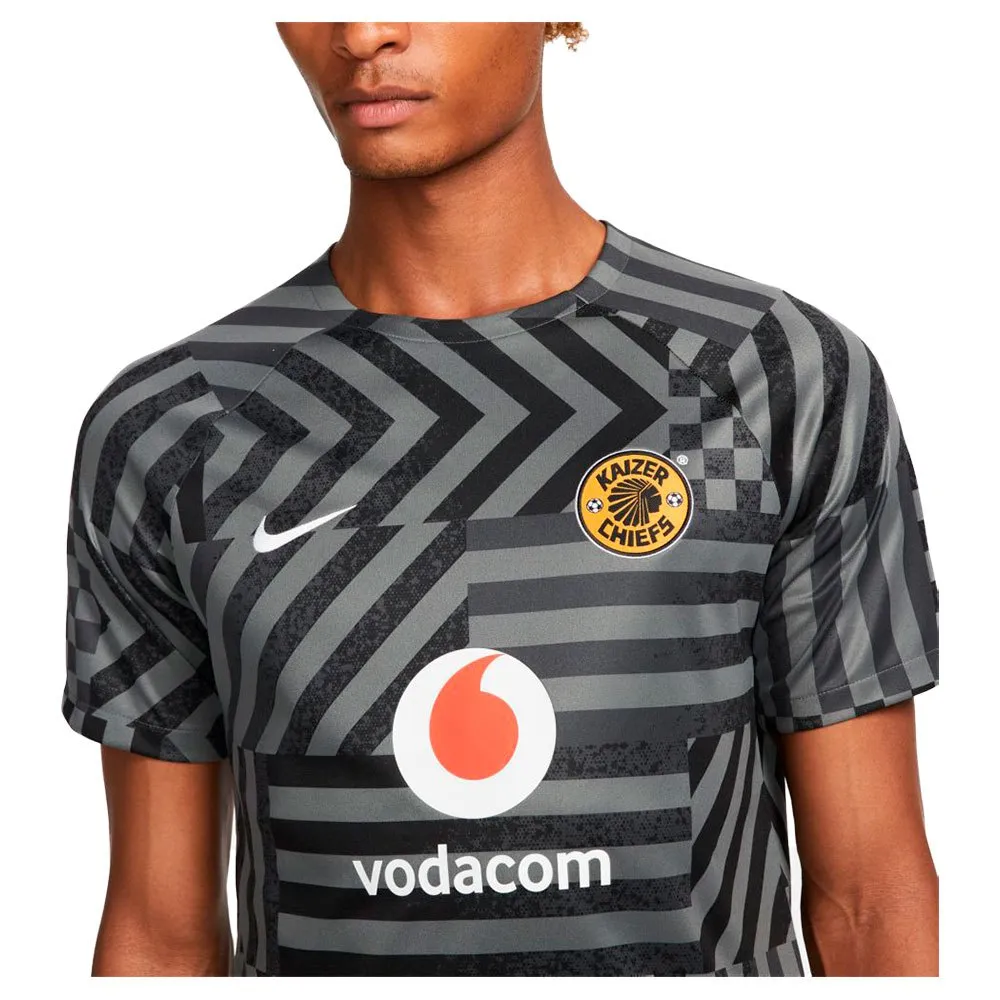 Футболка с коротким рукавом Nike Kaizer Chiefs 22/23 Dri Fit pre match, серый — фото 3