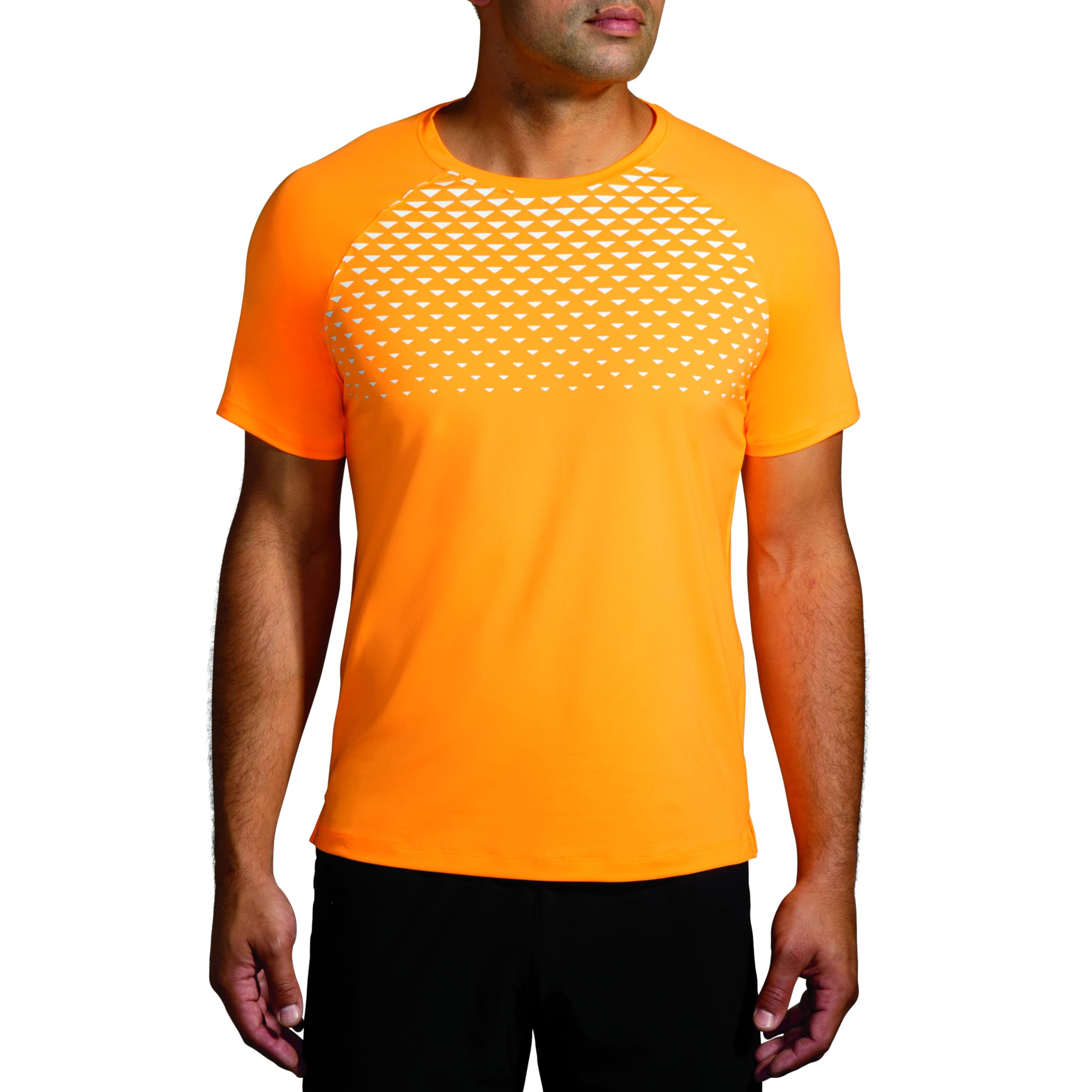 

Футболка Brooks Atmosphere Short, цвет Orange Pop/Tempo Print