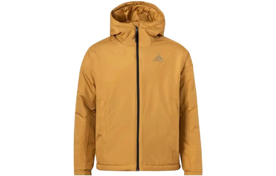 Куртка мужская пшенично-коричневая желтая Adidas — фото 2