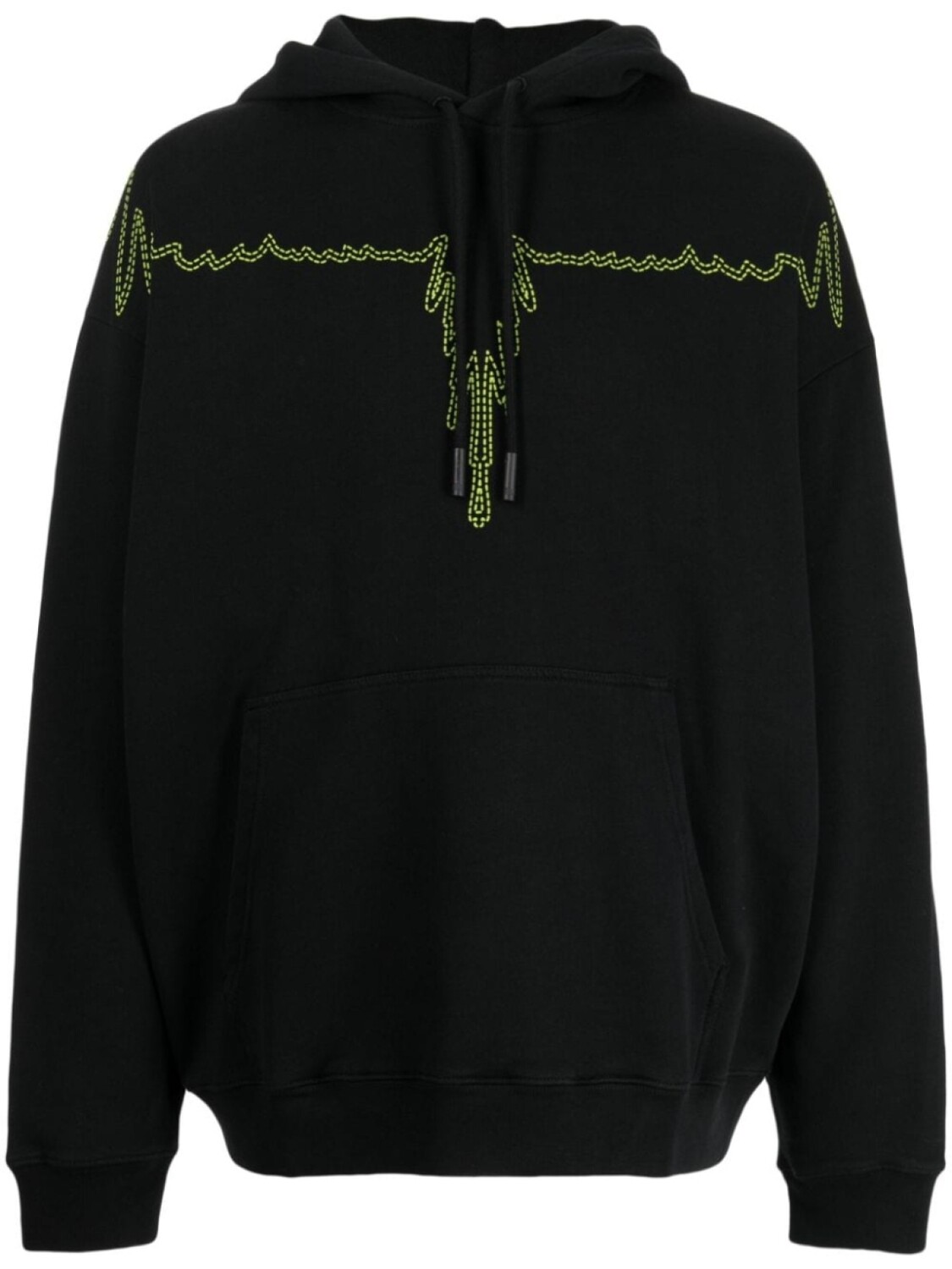 

Marcelo Burlon County of Milan худи с декоративной строчкой, черный