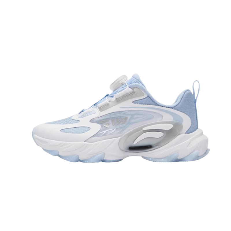 

FILA KIDS Детские кроссовки с низким верхом, устойчивые к скольжению, истиранию и отскоку, сине-белые