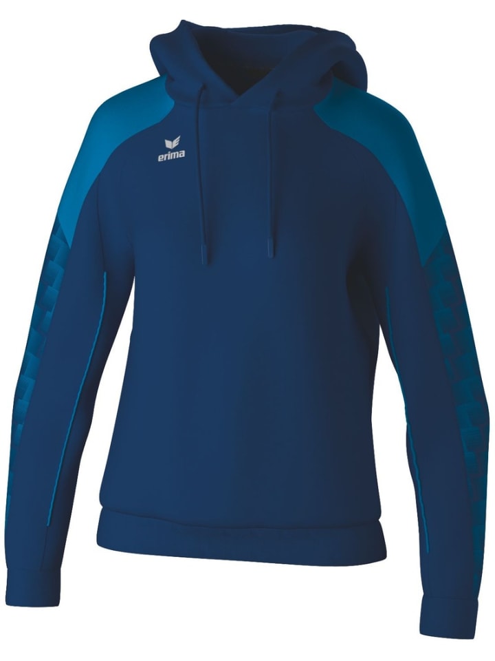

Тренировочная куртка "Evo Star Hooded Sweatshirt" синего цвета erima