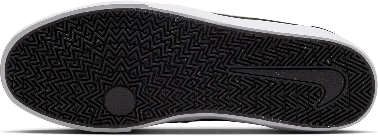 Мужские замшевые кроссовки NIKE Charge, Black/White — фото 4