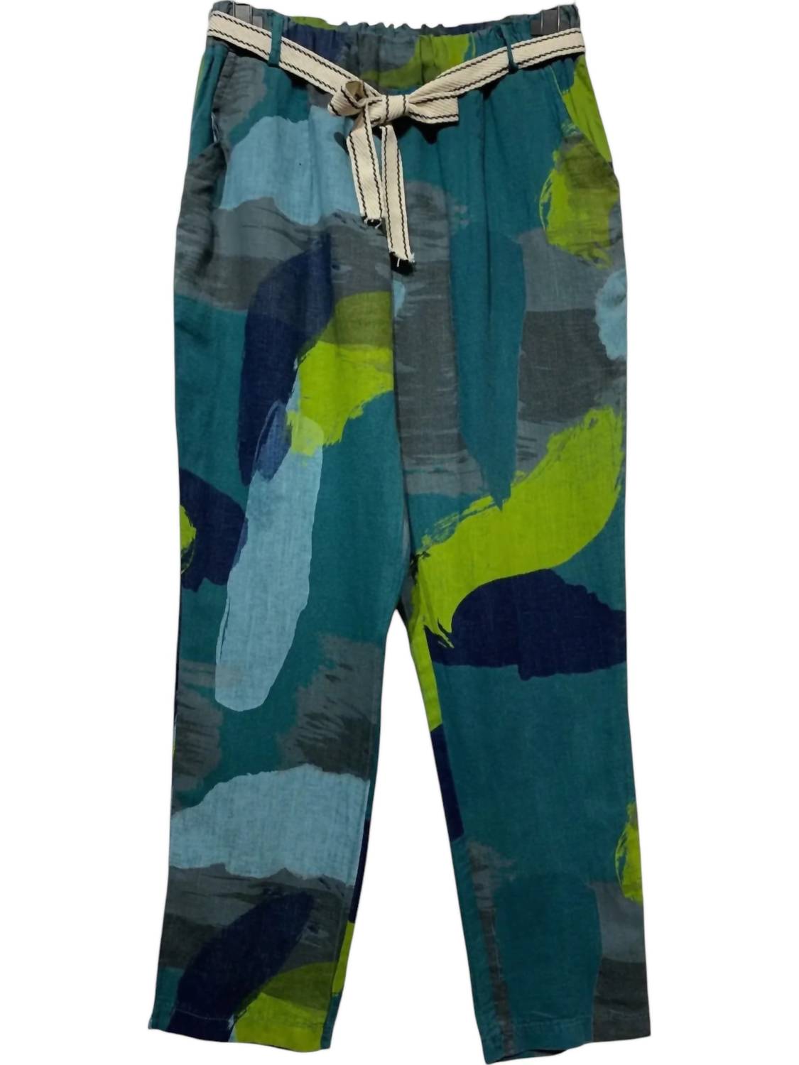 

Брюки Outside The Lines в бирюзовом цвете LINEN & COTTON HOUSE