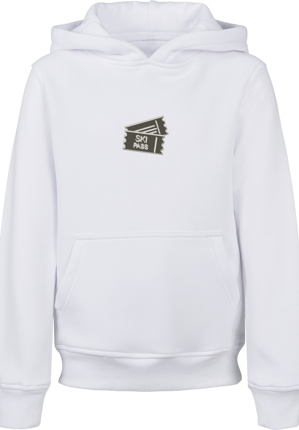

Пуловер F4NT4STIC Hoodie Ski Pass Urlaub Berge Winter Schnee, белый