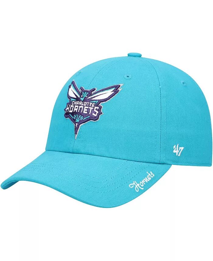 

Женская кепка '47 Teal Charlotte Hornets Miata Clean Up Logo Adjustable '47 Brand