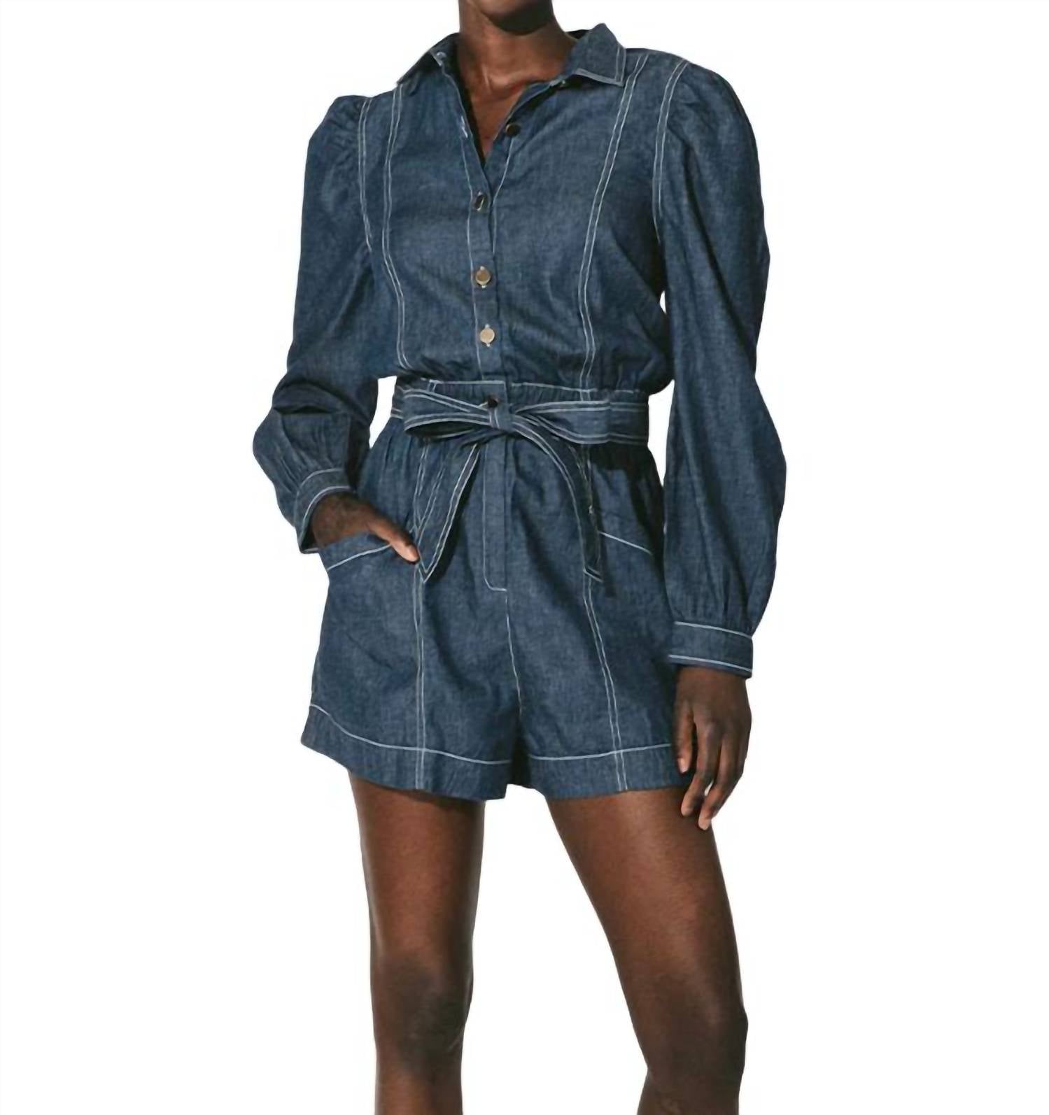

Комбинезон Quincy из шамбре Cleobella, цвет chambray