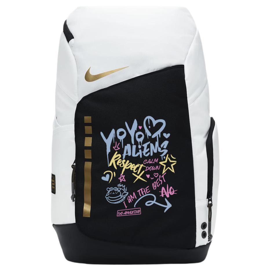 

Nike Тканевый рюкзак унисекс черно-белый, Black White