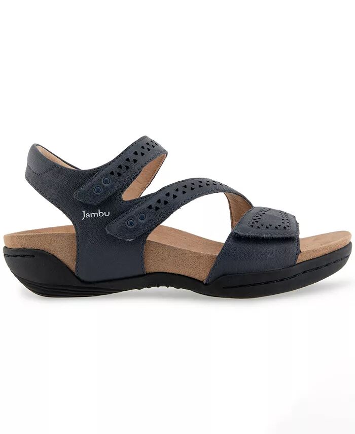 Женские повседневные сандалии Makayla Slip on Flat Jambu, синий — фото 2