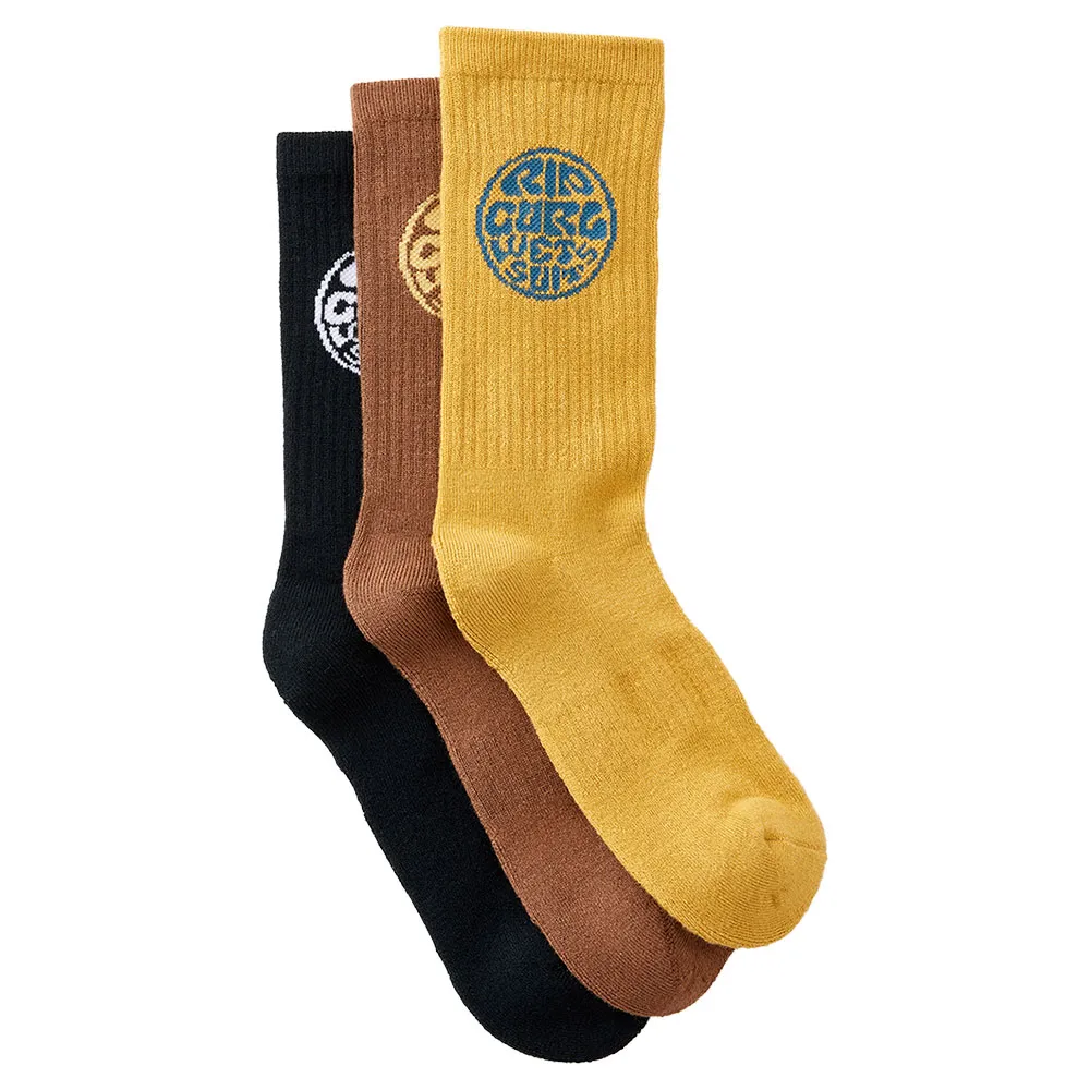 

Носки Rip Curl Wetty crew 3 pairs, разноцветный
