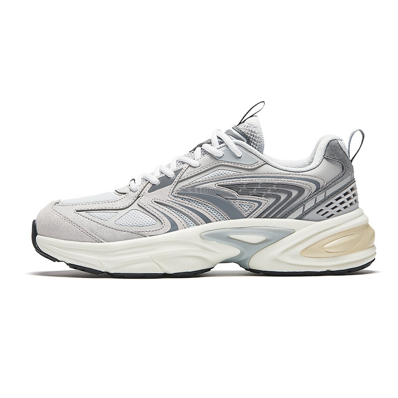 

Кроссовки ANTA Millennium Glacier Lifestyle Shoes Men Low-top Chip Grey/Cool Grey, серый