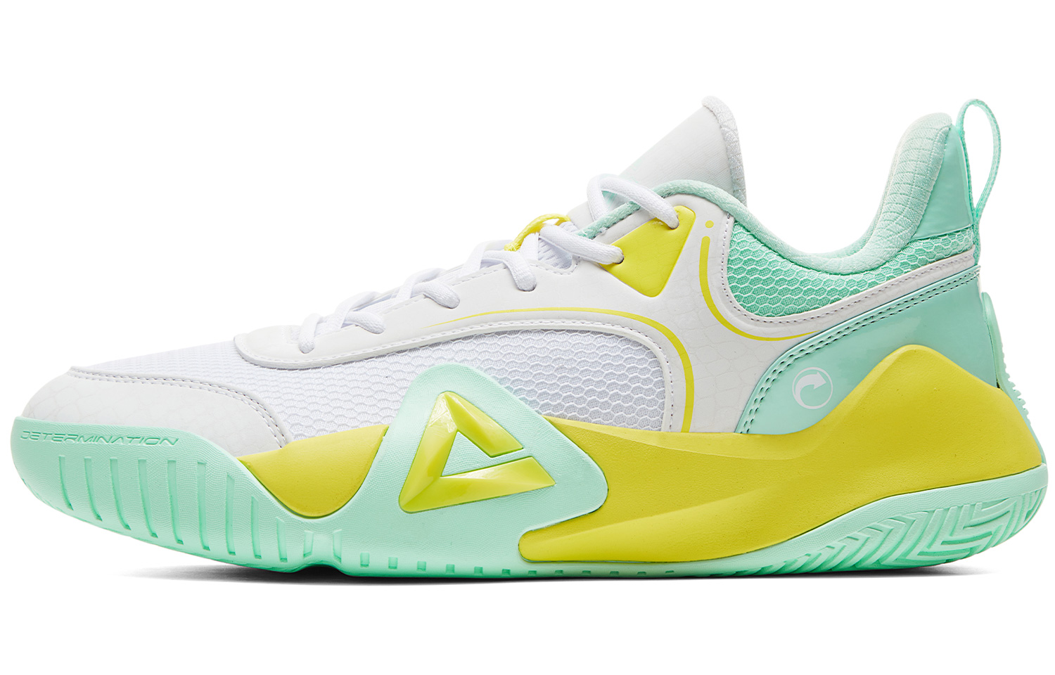 

PEAK Кроссовки баскетбольные Fengji мужские низкие синие желтые