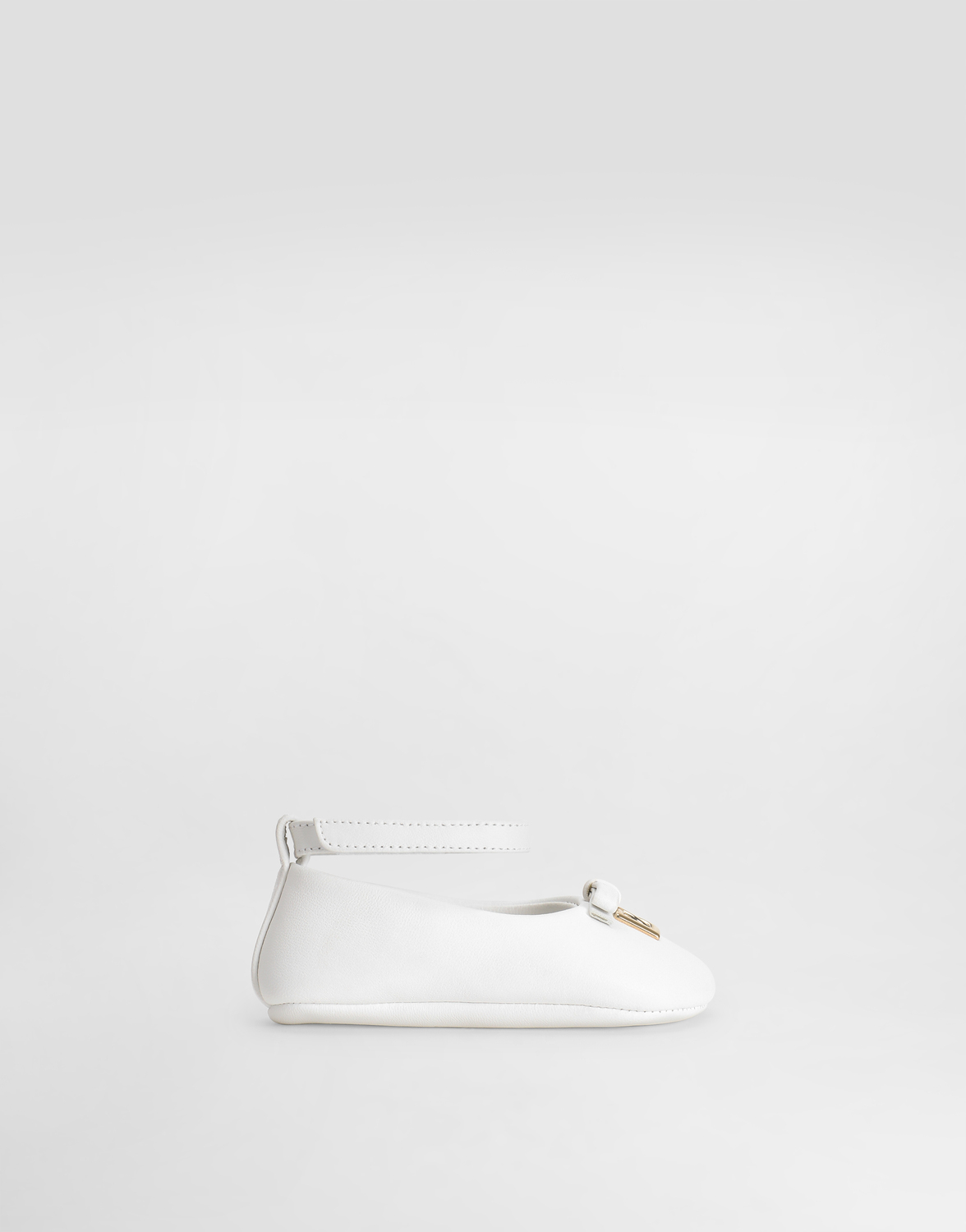 

Балетки из наппы с логотипом Dolce&Gabbana, белый