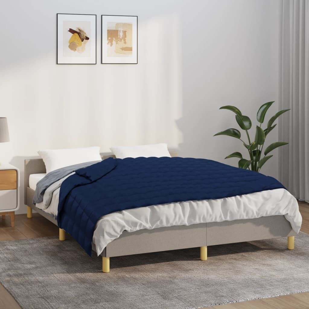 

Одеяло утяжеленное синее 140х200 см, ткань 10 кг. DKD HOME DECOR, синий