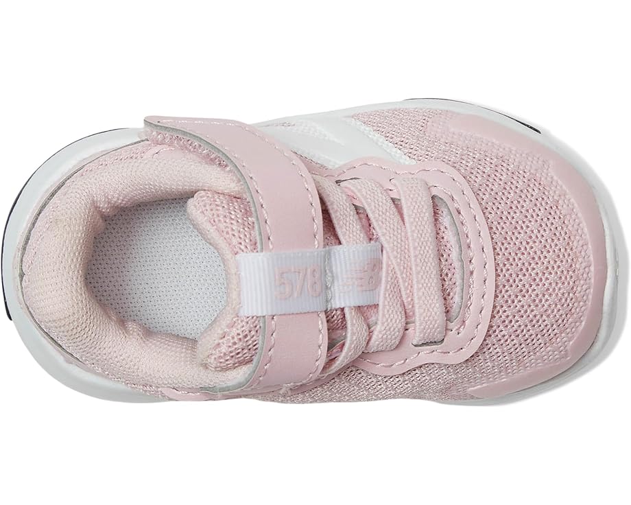 Детские кроссовки New Balance Dynasoft 578 V1 на липучках (для малышей) New Balance Kids, Rose Sugar/White — фото 2