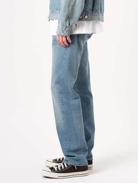 Винтажные джинсы LEVI'S 1954 года, модель 501 ORIGINAL, цвет индиго. Levi'S, Medium Indigo - Worn In — фото 4