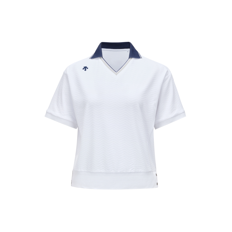 

Футболка поло для гольфа женская DESCENTE, белый