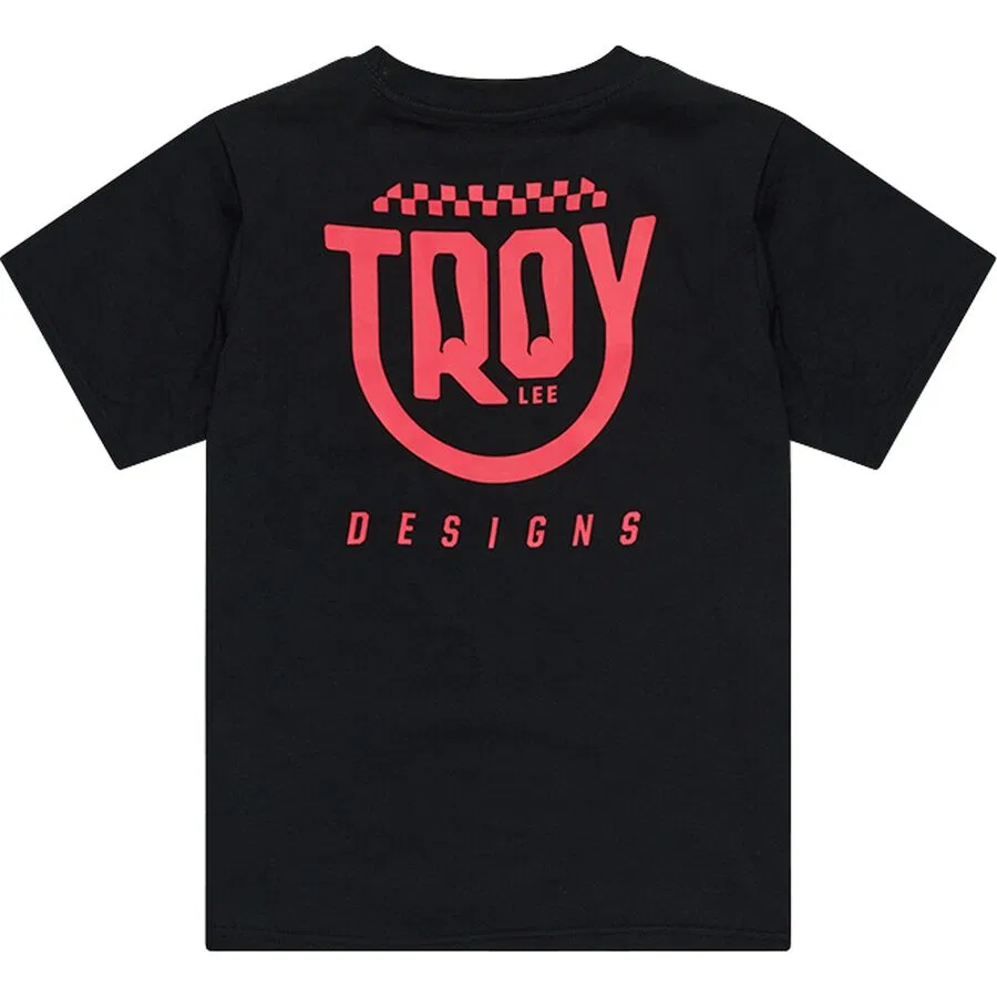 Детская футболка со смайликом Troy Lee Designs, Black — фото 3