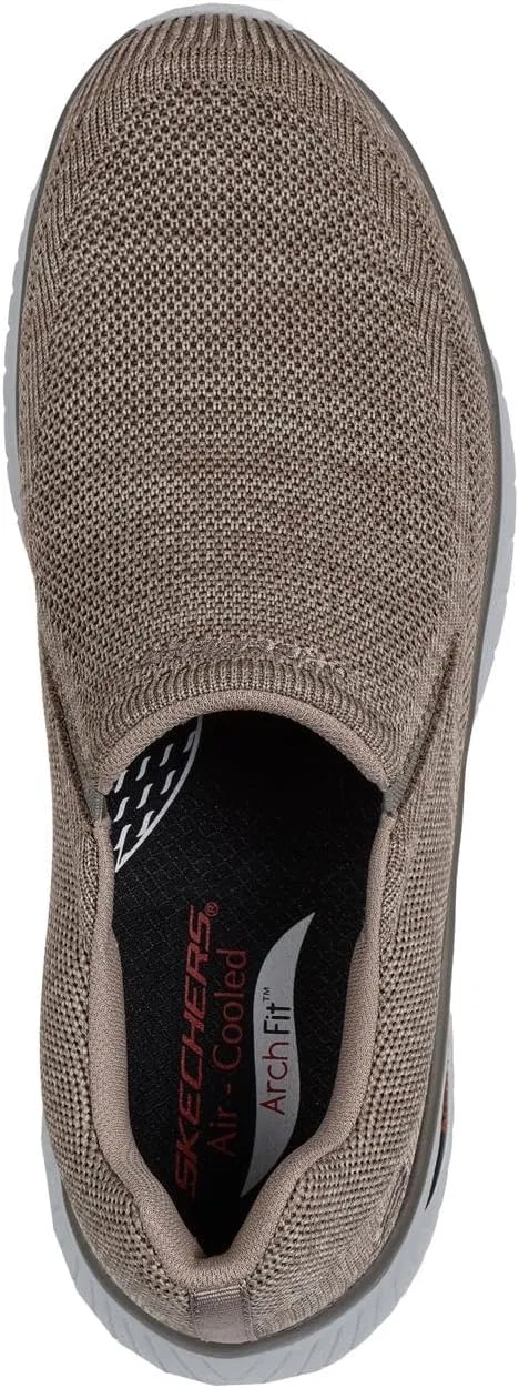 Мужские кроссовки Skechers Arch Fit Crosser Locke, Taupe Mesh — фото 3