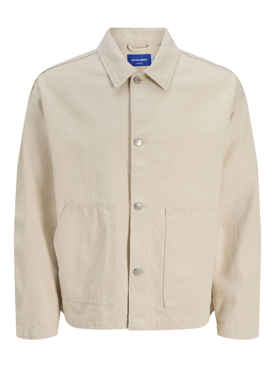 

Куртка классического кроя для межсезонья JACK & JONES, от белого