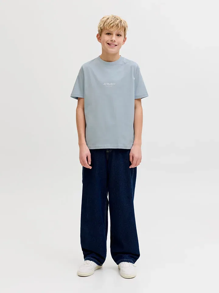 Футболка с принтом JACK & JONES Junior, голубой — фото 3