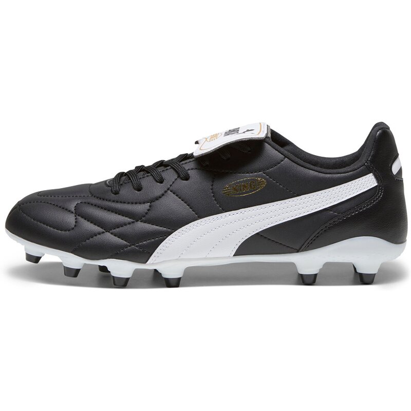 Футбольные бутсы для лужайки king top fg/ag Puma, цвет puma black-puma white-puma gold — фото 4