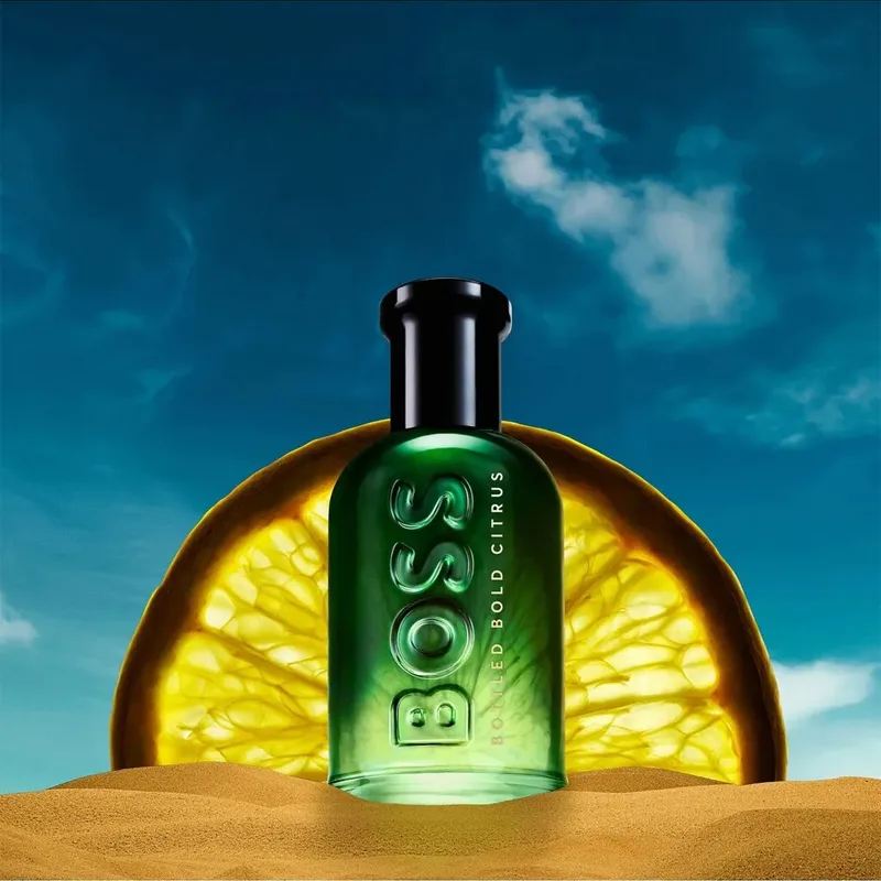 HUGO BOSS Мужской парфюм Bottled Bold Citrus с цитрусовыми нотами Eau De Parfum EDP 50мл/100мл/200мл лимон пачули, 100ml — фото 4