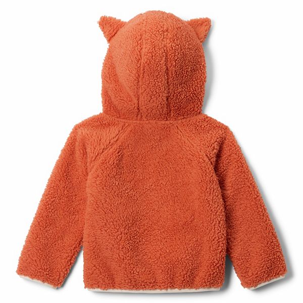 Детская куртка с капюшоном из искусственного меха Columbia, Gray — фото 2