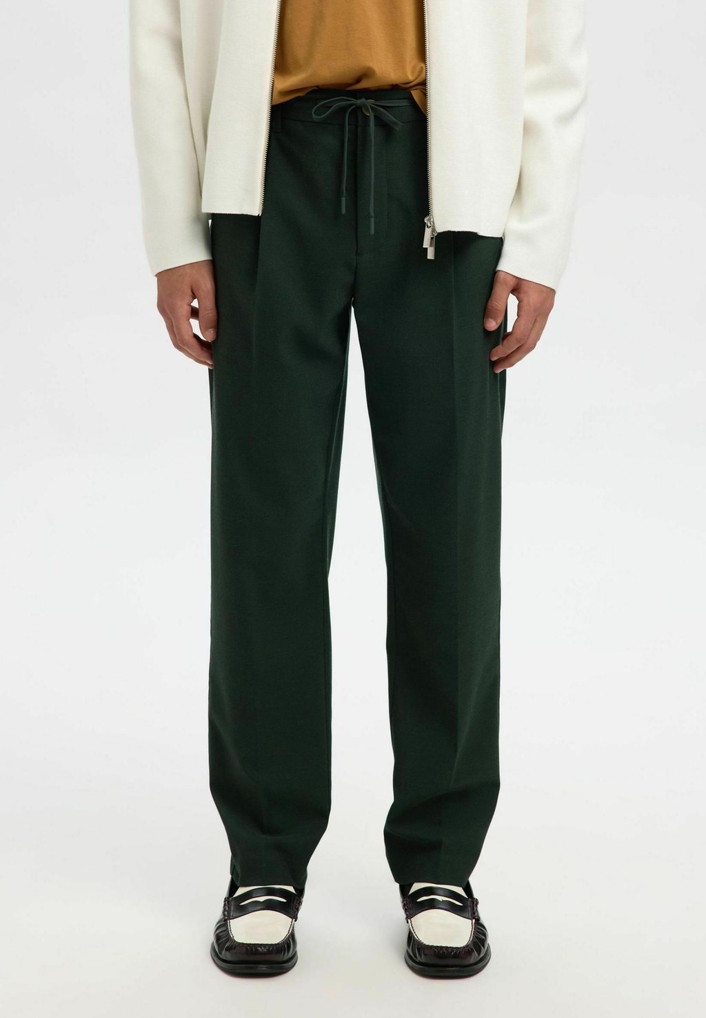 

Брюки REG LEROY PLEAT NOOS Selected Homme, темно-зеленый