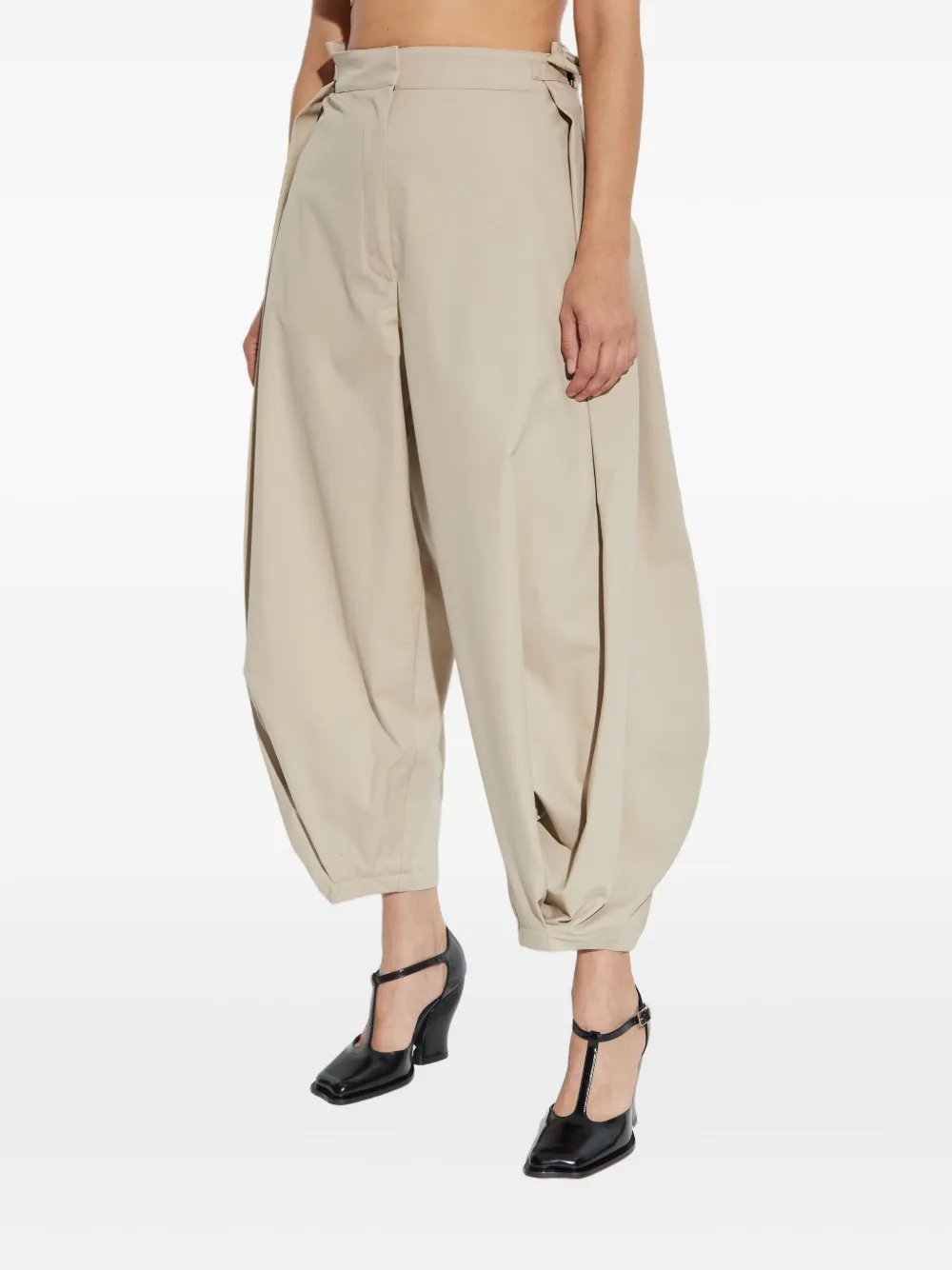 

Брюки свободного кроя со складками Loewe, нейтральный