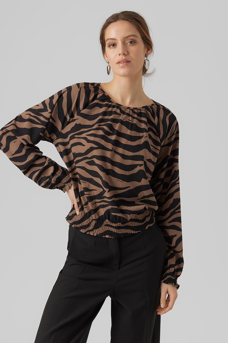 

Блузка с овальным вырезом Vero Moda, черный