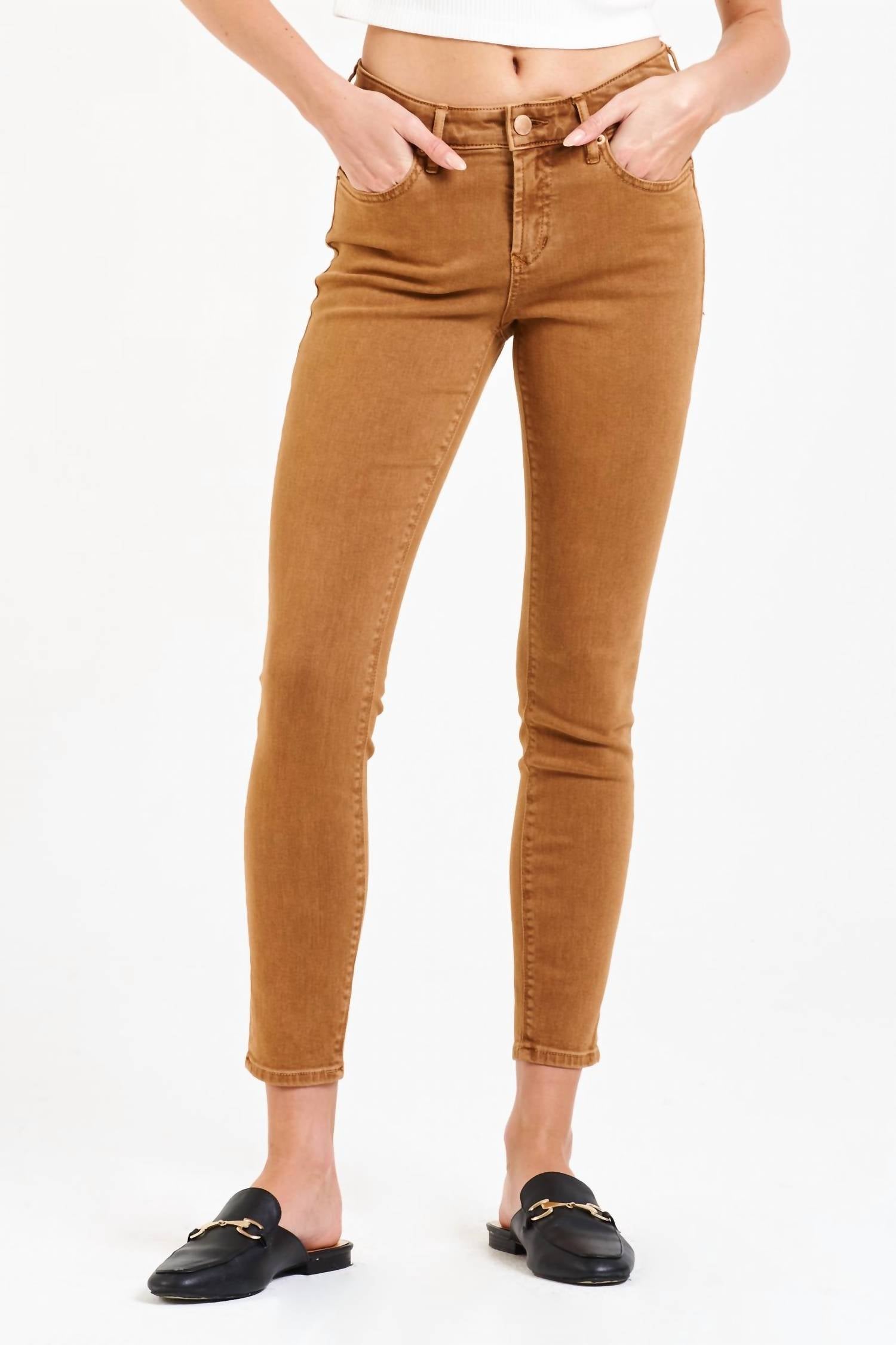 

Джинсы Gisele Skinny цвета ириски DEAR JOHN DENIM, цвет butterscotch