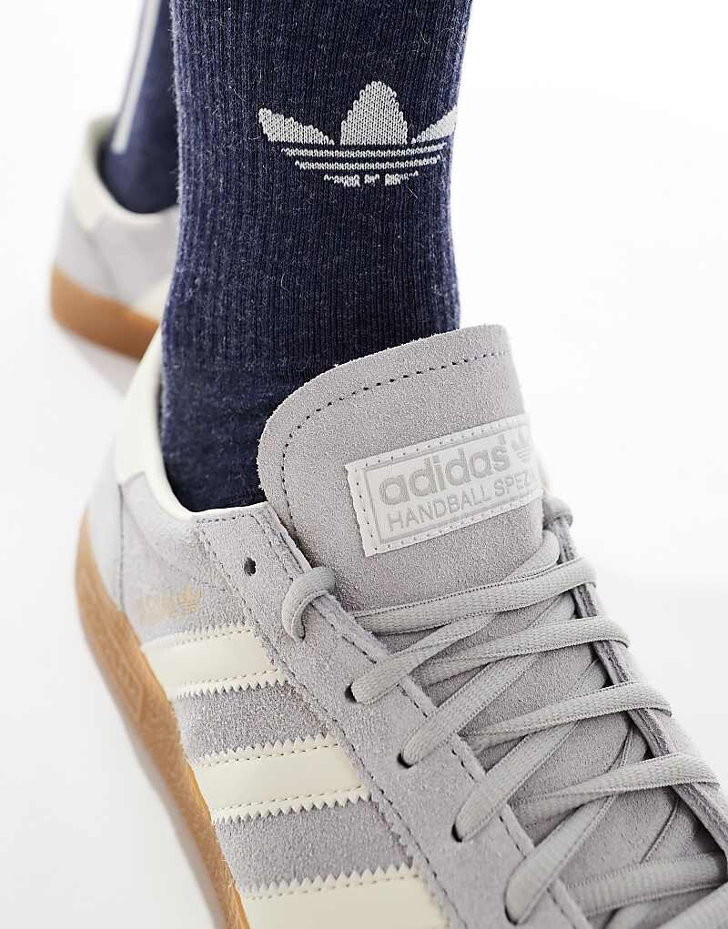 adidas Originals – Handball Spezial – Серые спортивные кроссовки на резиновой подошве — фото 3