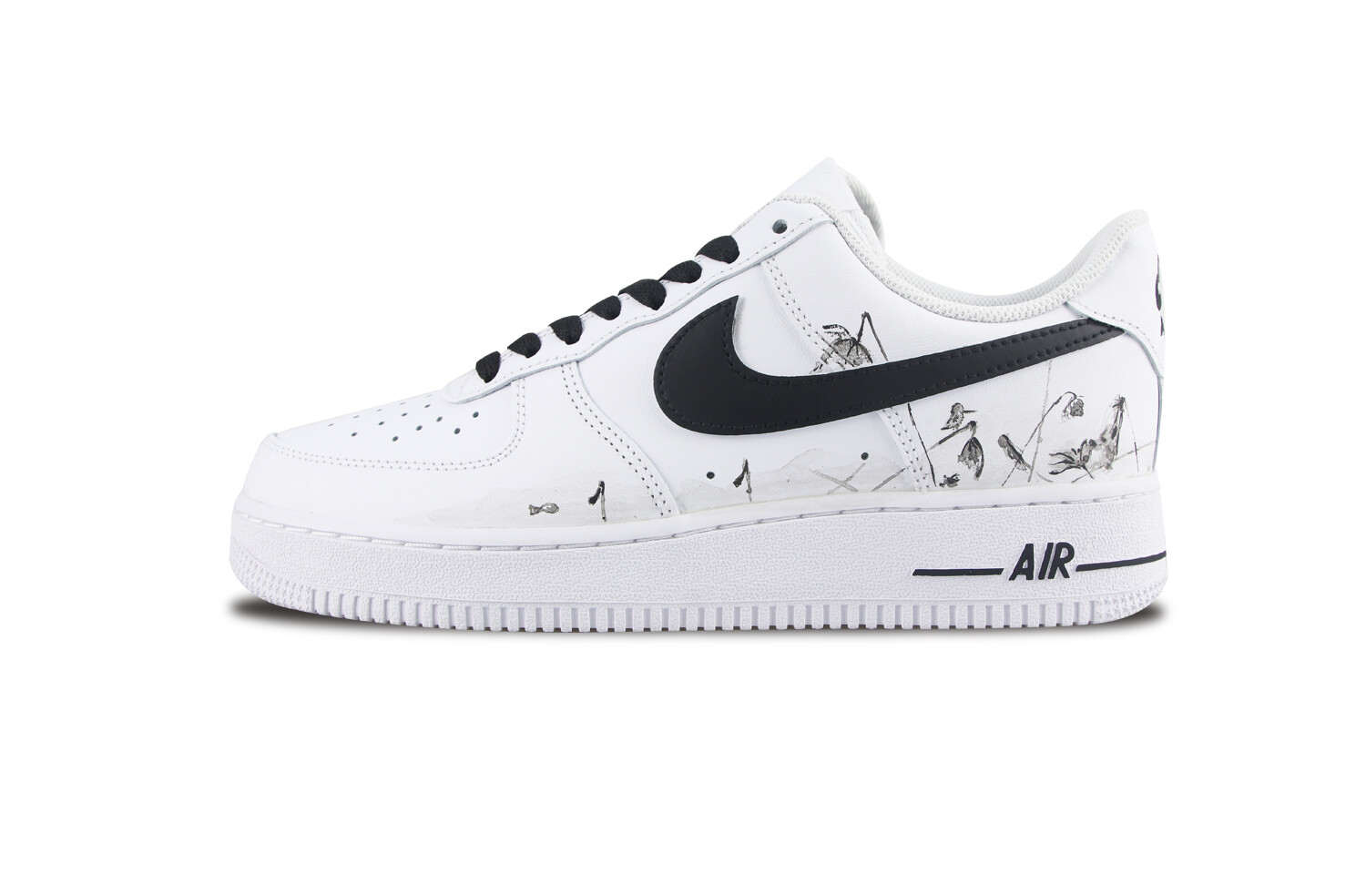 

Кроссовки Nike Air Force 1 Skateboard Shoes Men Low-Top Black