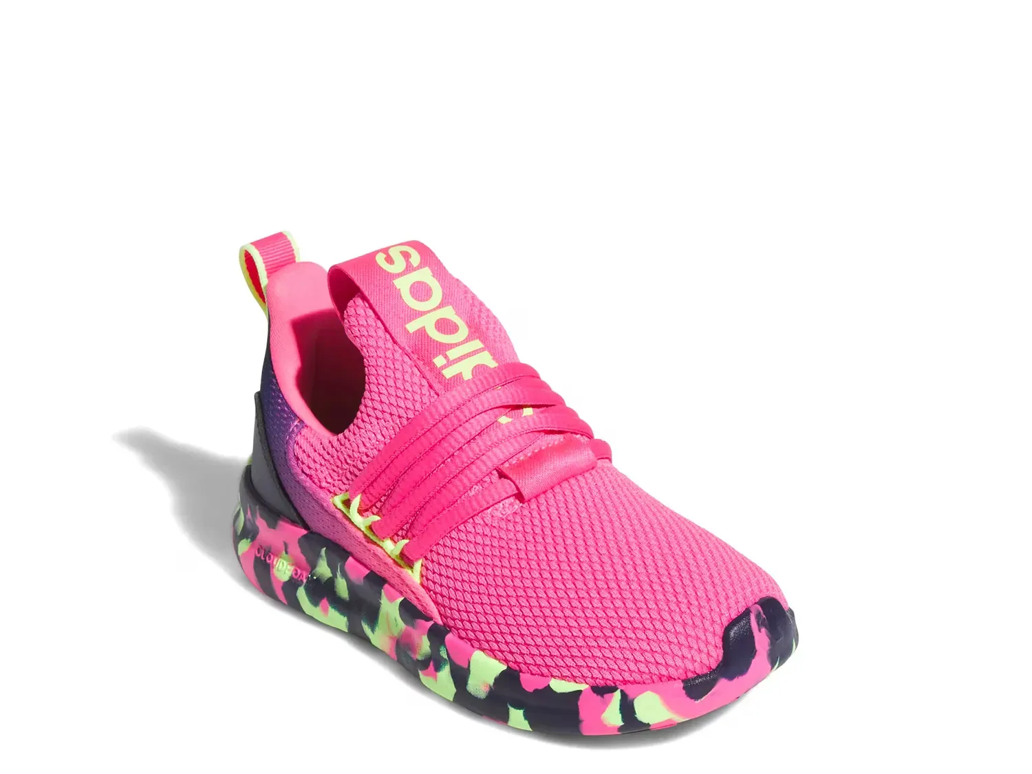 

Кроссовки Lite Racer Adapt 7.0 Slip-On — детские Adidas, Pink/Multicolor