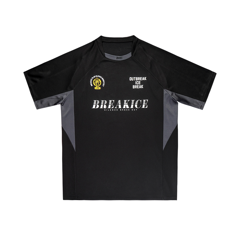 

Футболка унисекс BKCXZICE, BKC Champion Short-Sleeved Training Gear-Black