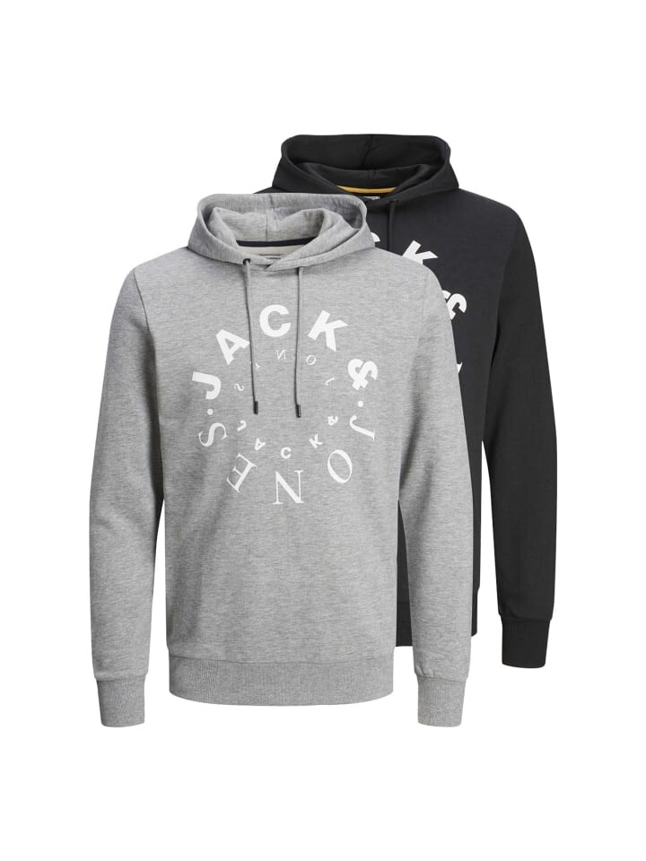 

Толстовка Jack & Jones 2er Pack, цвет schwarz/grau