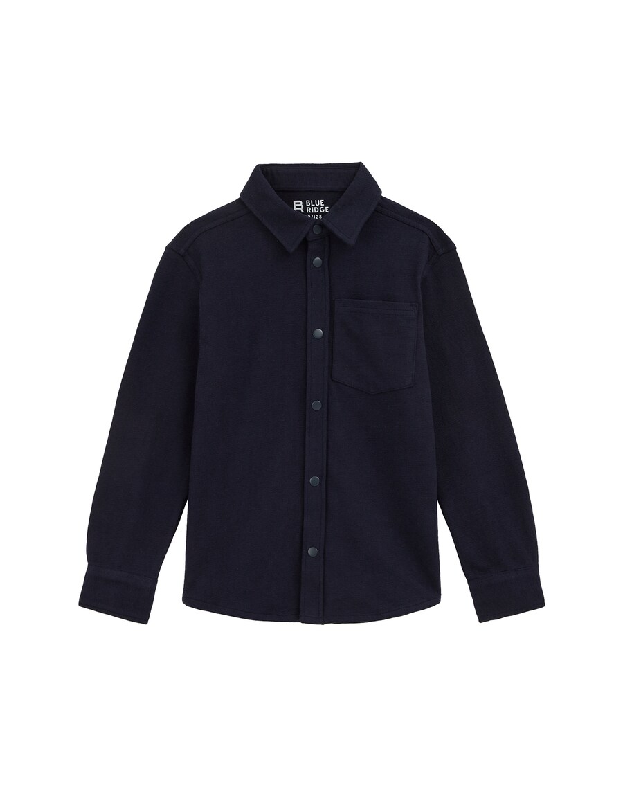 

Рубашка на пуговицах WE Fashion Regular fit Button Up Shirt, темно-синий
