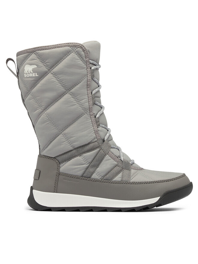 Зимние сапоги женские Sorel Whitney II Plus Tall Lace, серый/серебристый